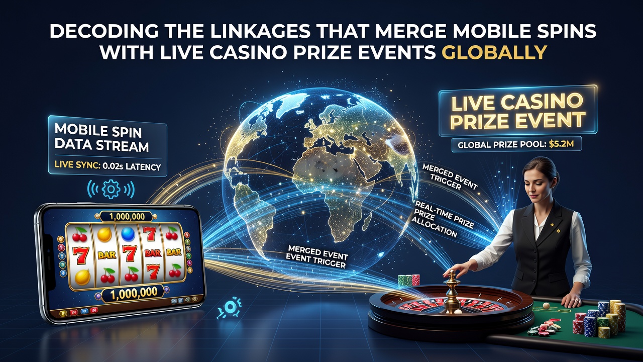 Darstellung von Live-Casino-Events mit mobiler Anbindung und globalen Preispools