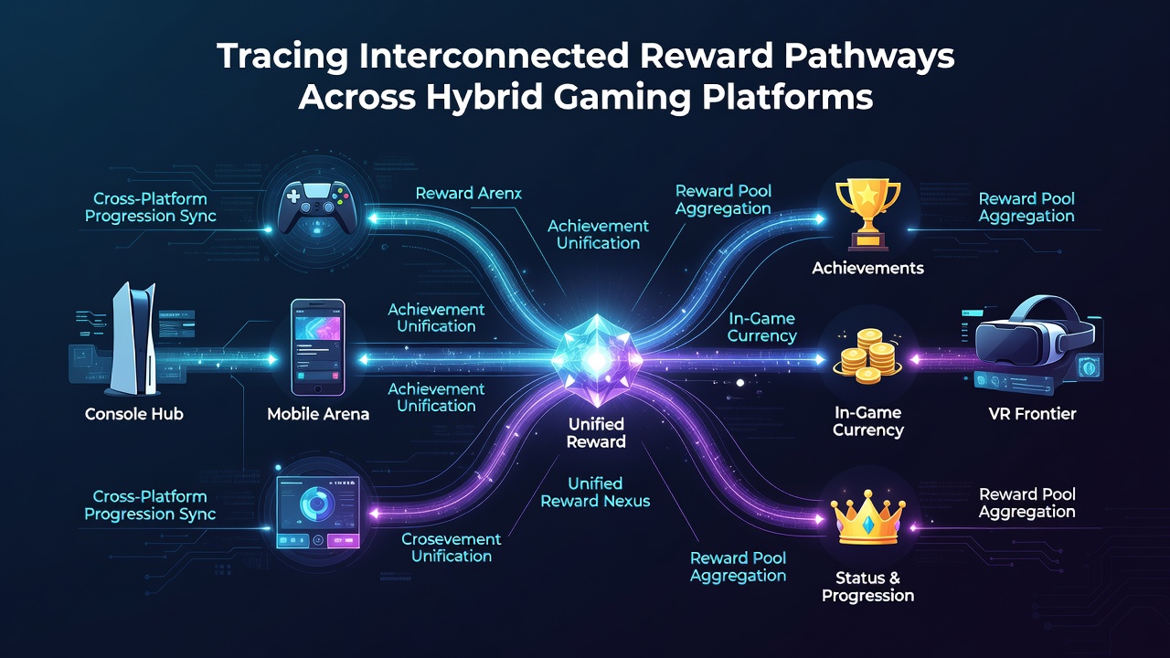 Detaillierte Darstellung von Datenflüssen und Belohnungspfaden in hybriden Gaming-Umgebungen